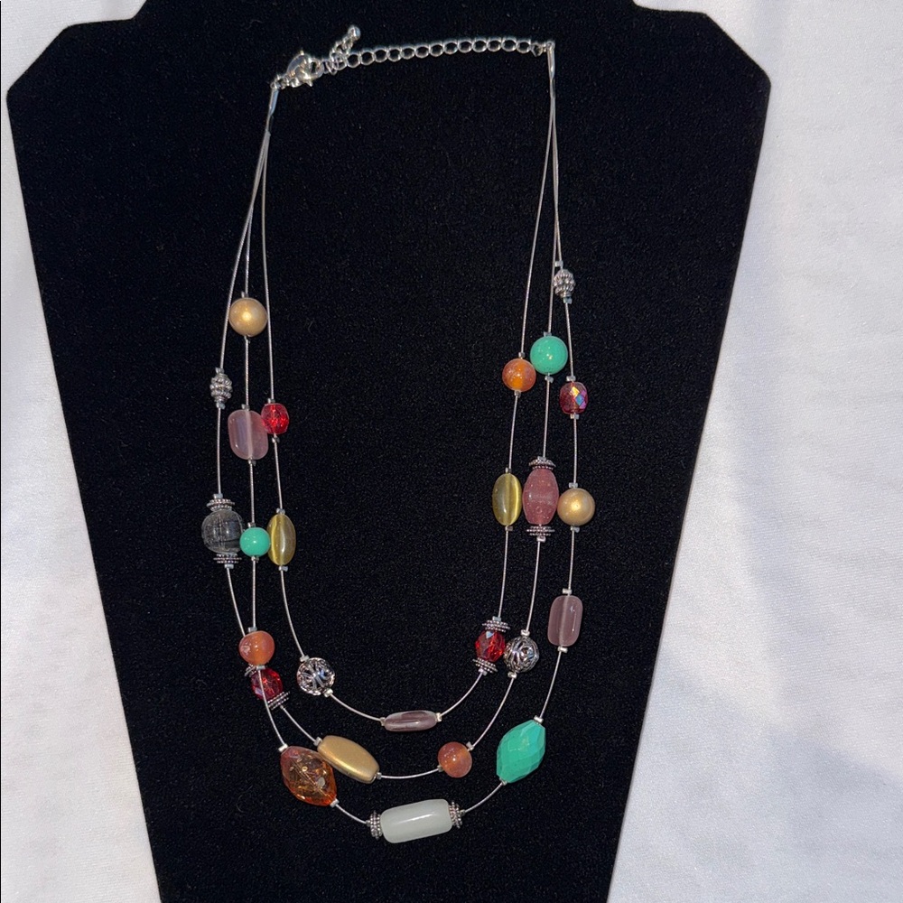 Lia Sophia Vibrant Beaded Necklace